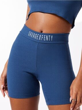 Savage Fenty Essential Rib Biker Shorts Womens XL